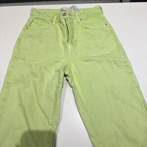 Zara Neon Green Jeans